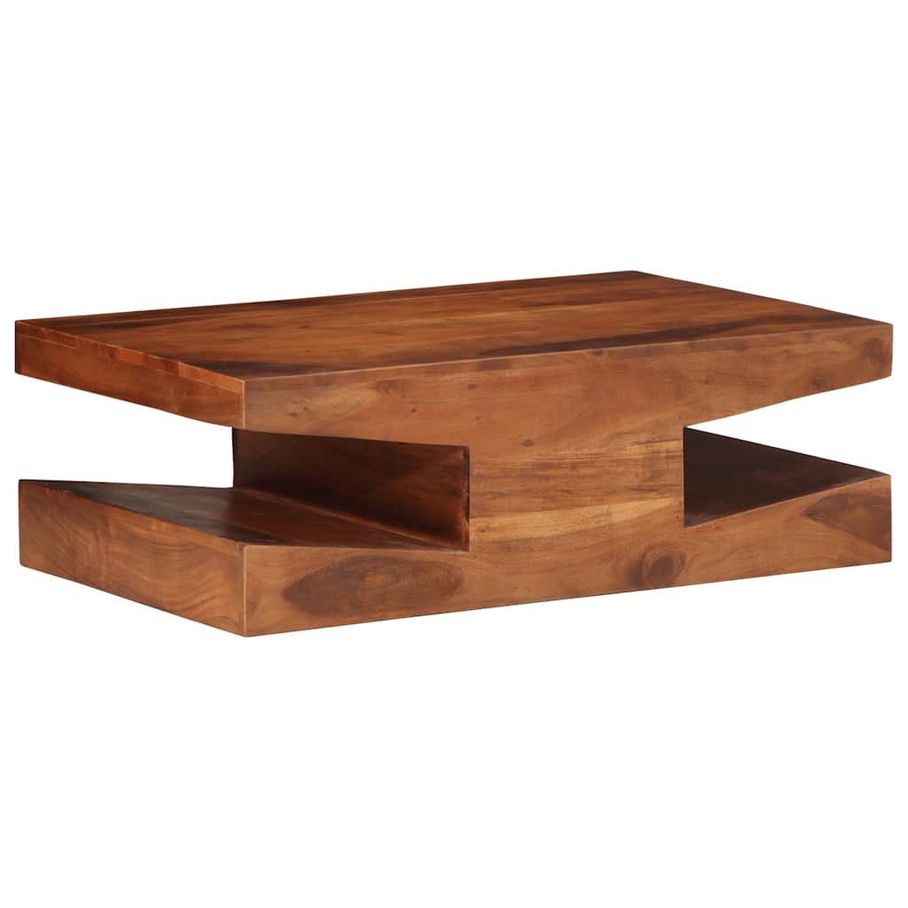 Akazie Couchtisch Massivholz 90x60 cm