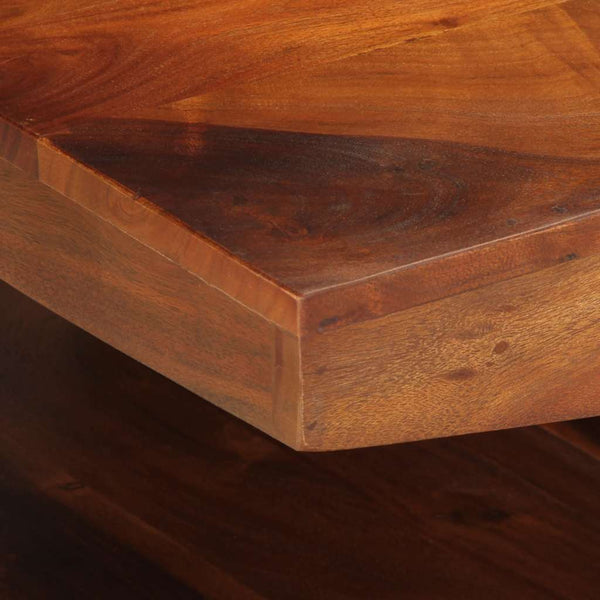 Akazie Couchtisch Massivholz 90x60 cm