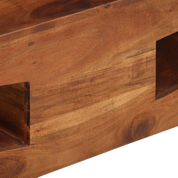 Akazie Couchtisch Massivholz 90x60 cm