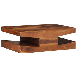 Akazie Couchtisch Massivholz 90x60 cm