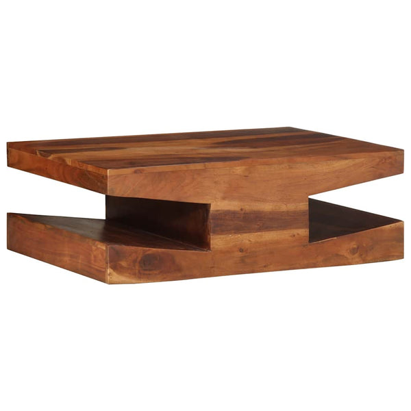 Akazie Couchtisch Massivholz 90x60 cm