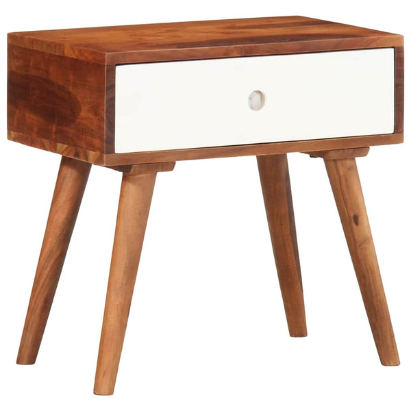 Akazie Beistelltisch Massivholz 45x30x45 cm