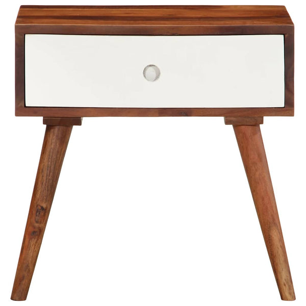 Akazie Beistelltisch Massivholz 45x30x45 cm