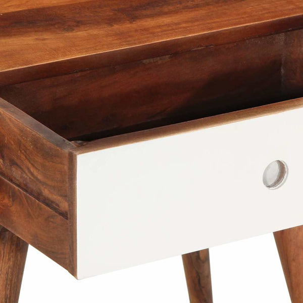 Akazie Beistelltisch Massivholz 45x30x45 cm