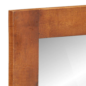Wandspiegel Akazie mit Schubladen 60x90 cm