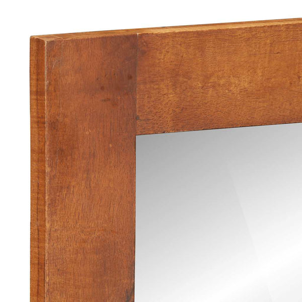 Wandspiegel Akazie mit Schubladen 60x90 cm