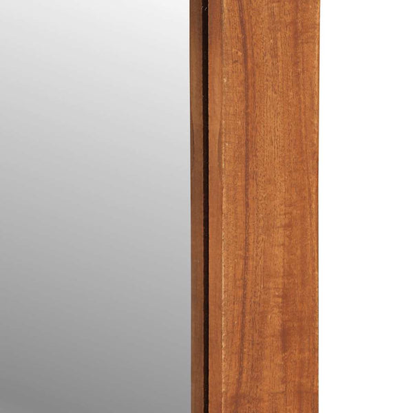 Wandspiegel Akazie mit Schubladen 60x90 cm