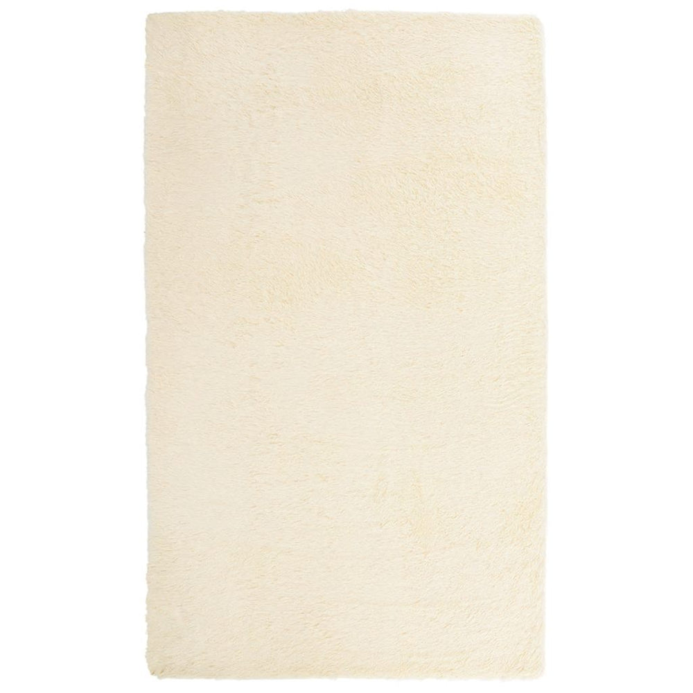 Shaggy Teppich Creme 60x100 cm