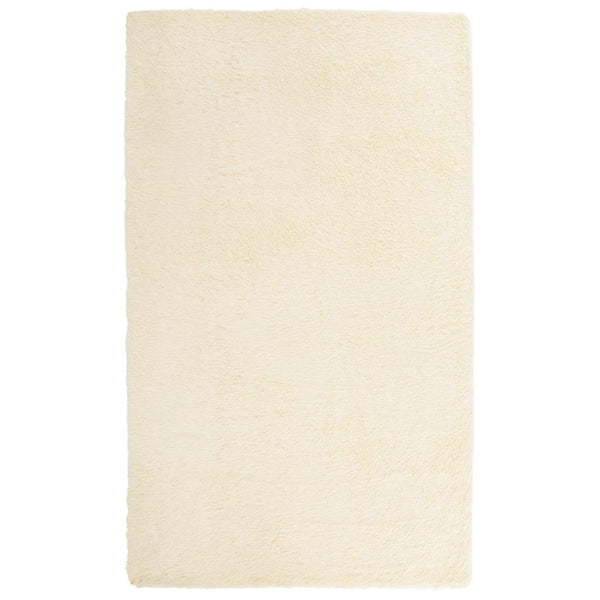 Shaggy Teppich Creme 60x100 cm