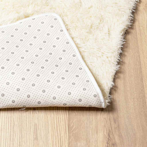Shaggy Teppich Creme 60x100 cm