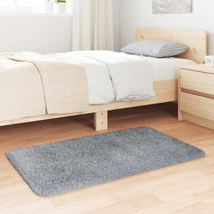 vidaXL Tapis shaggy à poils longs NAVARRA Gris clair 60x100 cm Polyester