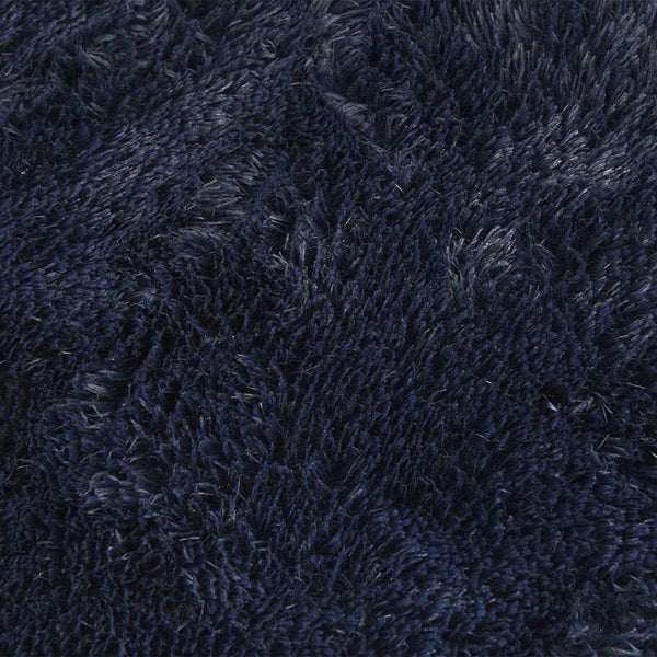 Marineblauer Shaggy Teppich 60x100 cm