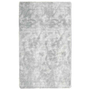 Shaggy Teppich Silbergrau 60x100 cm