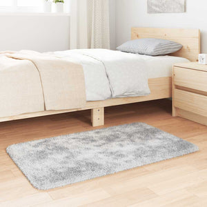 Shaggy Teppich Silbergrau 60x100 cm