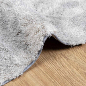Shaggy Teppich Silbergrau 60x100 cm