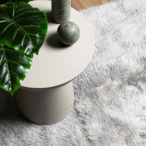 Shaggy Teppich Silbergrau 60x100 cm