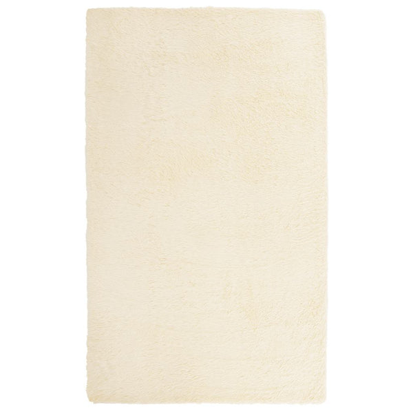 Shaggy Teppich Creme 80x150 cm