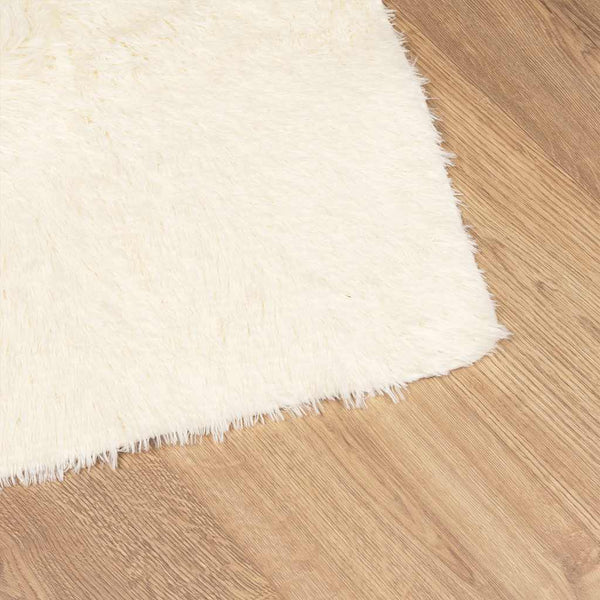 Shaggy Teppich Creme 80x150 cm