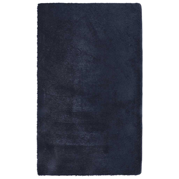 Marineblauer Shaggy Teppich 80x150 cm