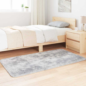 Shaggy Teppich NAVARRA Silbergrau 80x150 cm