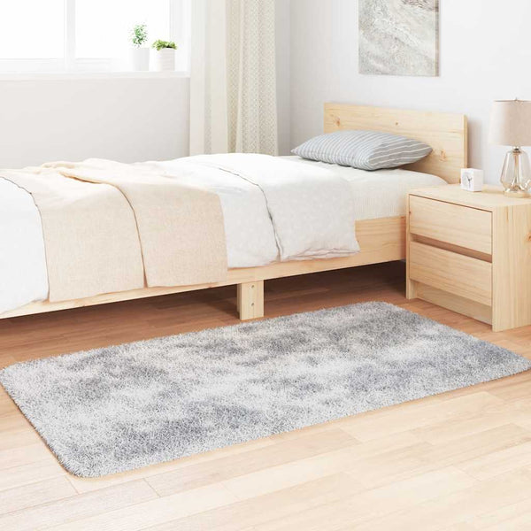 Shaggy Teppich NAVARRA Silbergrau 80x150 cm
