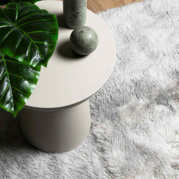 Shaggy Teppich NAVARRA Silbergrau 80x150 cm