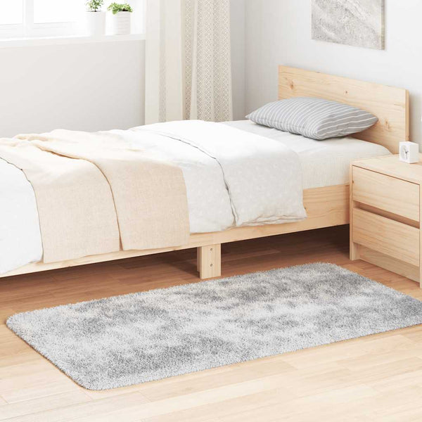 Shaggy Teppich NAVARRA Silbergrau 80x150 cm