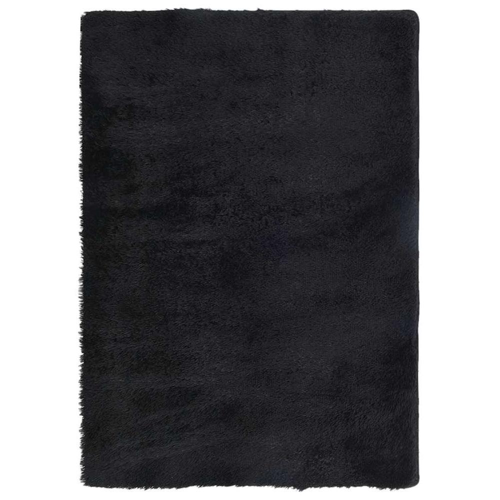Schwarzer Shaggy Teppich NAVARRA 120x170 cm