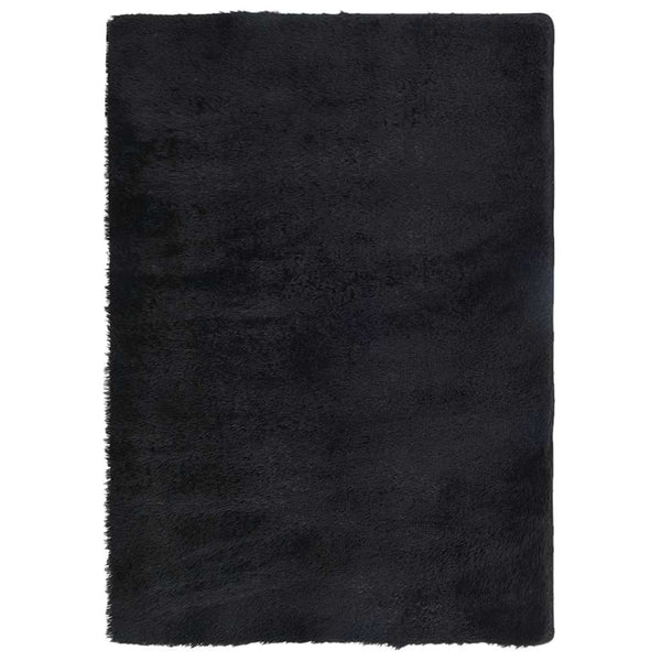 Schwarzer Shaggy Teppich NAVARRA 120x170 cm