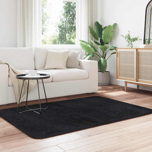 Schwarzer Shaggy Teppich NAVARRA 120x170 cm
