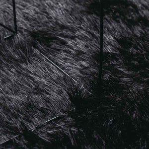 Schwarzer Shaggy Teppich NAVARRA 120x170 cm
