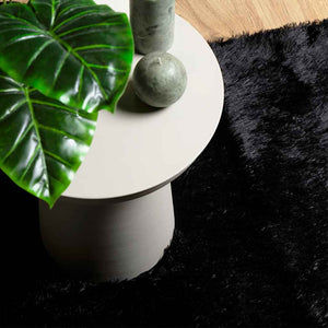 Schwarzer Shaggy Teppich NAVARRA 120x170 cm