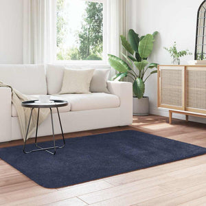 Marineblauer Shaggy Teppich 120x170 cm