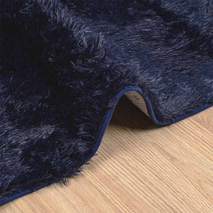 Marineblauer Shaggy Teppich 120x170 cm