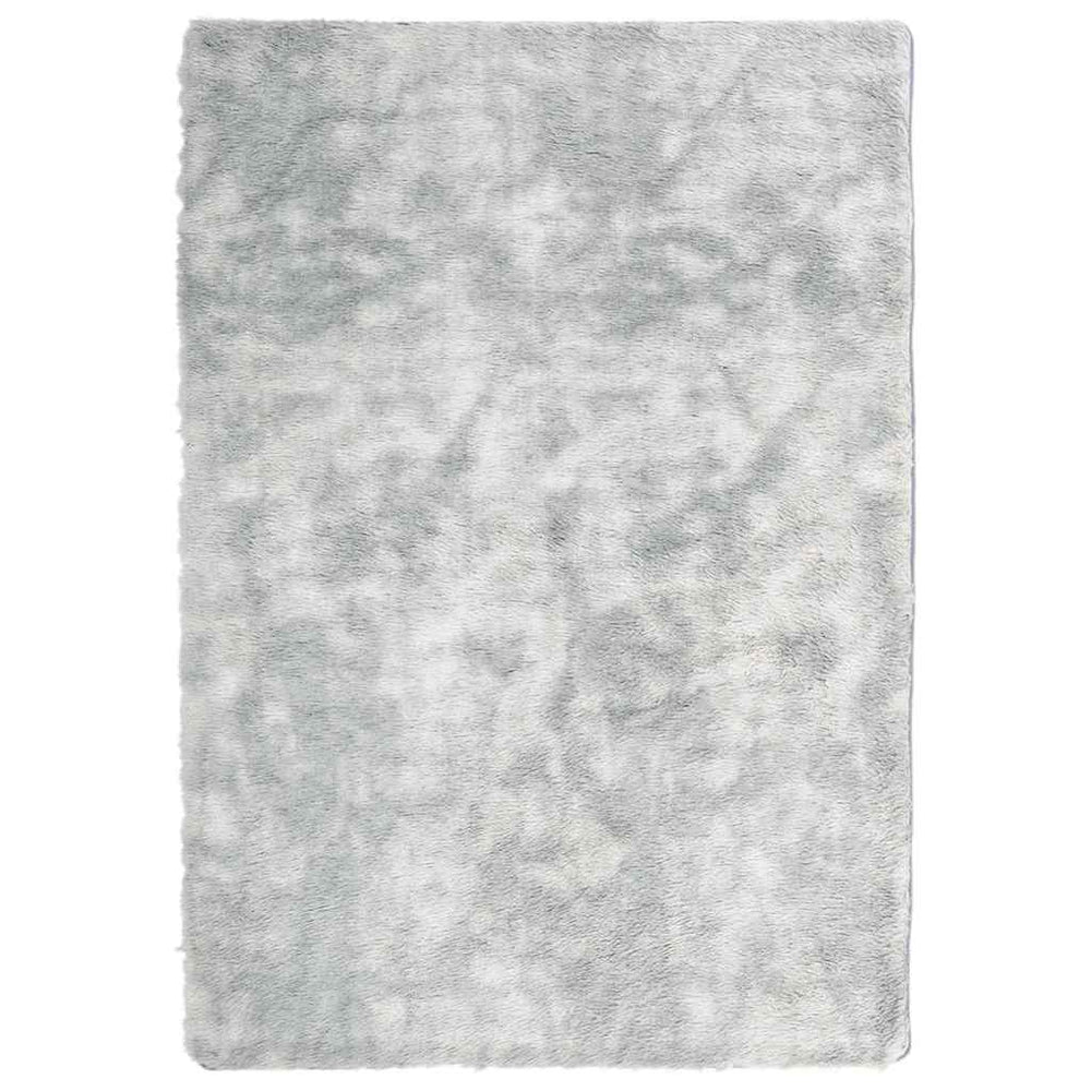 Silbergrauer Shaggy Teppich NAVARRA 120x170 cm