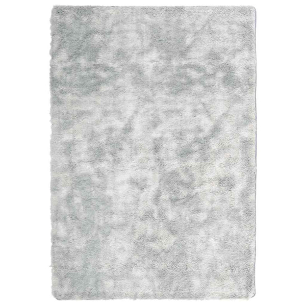 Silbergrauer Shaggy Teppich NAVARRA 120x170 cm