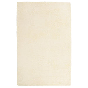 Shaggy Teppich Creme 130x200 cm