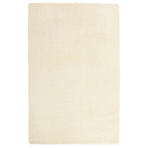 Shaggy Teppich Creme 130x200 cm