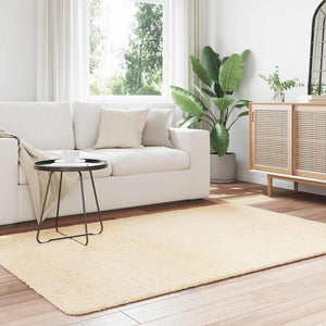 Shaggy Teppich Creme 130x200 cm