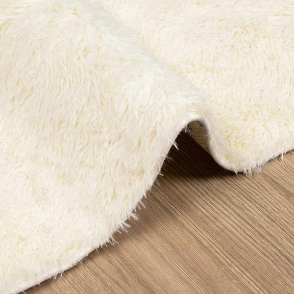 Shaggy Teppich Creme 130x200 cm