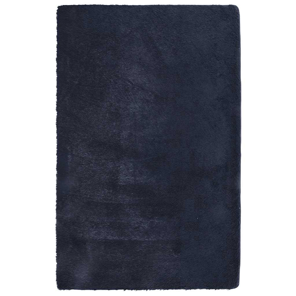 Marineblauer Shaggy Teppich 130x200 cm