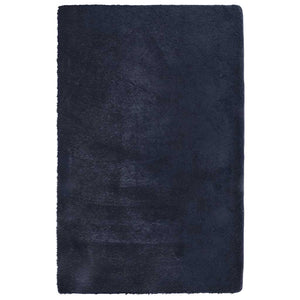 Marineblauer Shaggy Teppich 130x200 cm