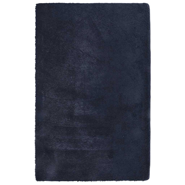 Marineblauer Shaggy Teppich 130x200 cm
