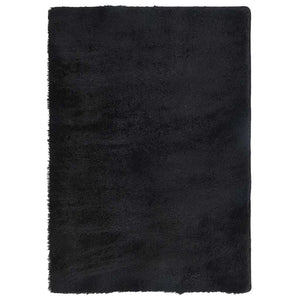 Schwarzer Shaggy Teppich NAVARRA 160x230 cm