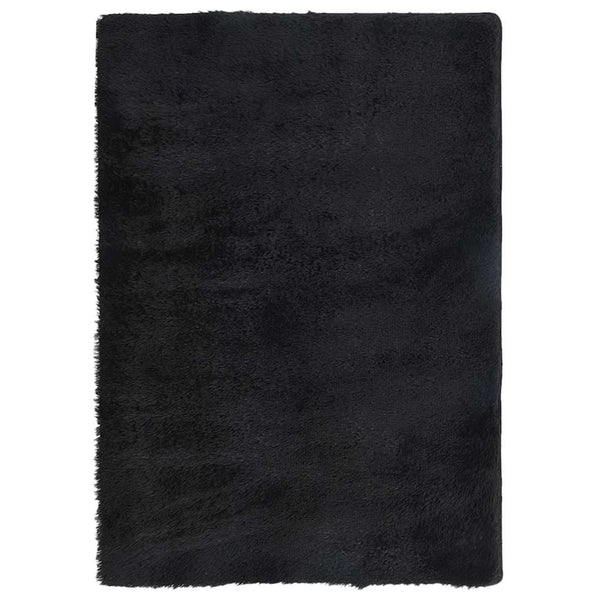 Schwarzer Shaggy Teppich NAVARRA 160x230 cm