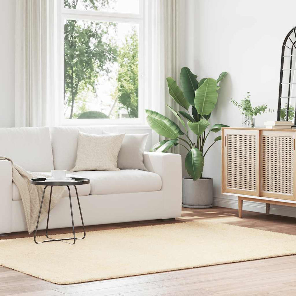 Shaggy Teppich NAVARRA Creme 160x230 cm