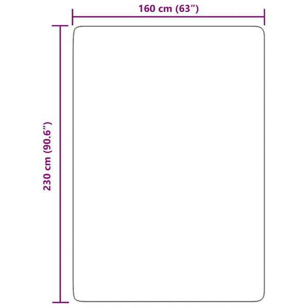 Shaggy Teppich Dunkelgrau 160x230 cm