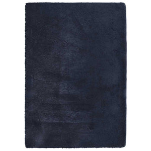 Marineblauer Shaggy Teppich, 160x230 cm