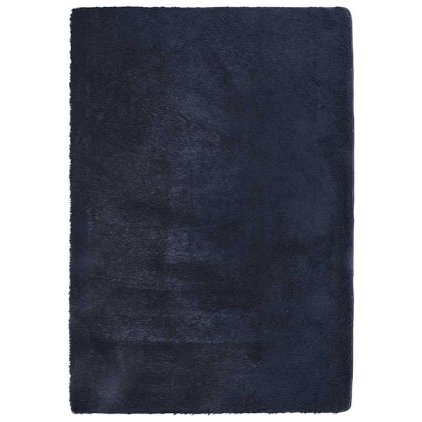 Marineblauer Shaggy Teppich, 160x230 cm