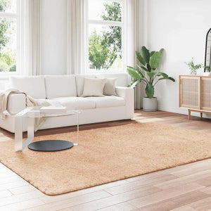 Beiger Shaggy Teppich NAVARRA 200x290 cm